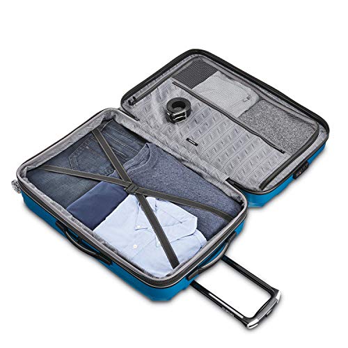 Samsonite Centric 2 Hardside Expandable Luggage with Spinners, Caribbean Blue, CheckedMedium 24
