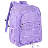COVAX Heavy Duty Mesh Backpack, See Through College