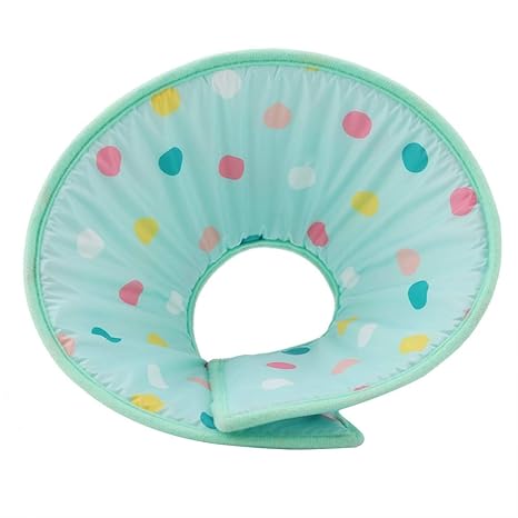 Smandy Haustierkegel für Haustiere, Katzen, Hunde, weicher Schwammkegel, verstellbar, Schutzhalsband, Anti-Biss-Heilung, für 