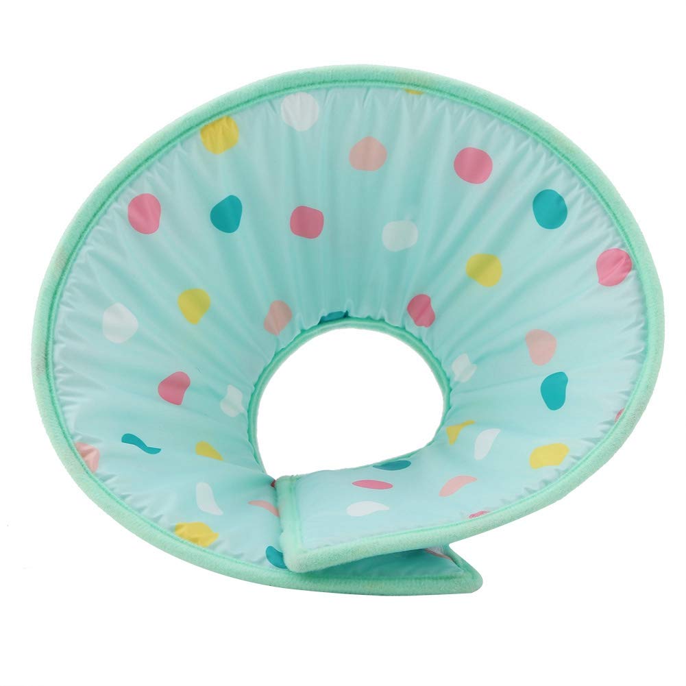 Smandy Dog Cone Collar Soft Comfy Adjustable Pet E-Collar Elizabethan Collars Recovery Pet Cone Adjustable Protective Collar for Cats and Small Medium Dogs (M)