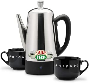 Electric Percolator Coffee Maker Set 