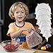 Reusable SILICONE STRETCH LIDS Set - 9 pack - No More Cling Wrap - Universal Expandable ECO-Friendly Ultimate Instalids, Clear Covers Stretch & Seal Various Sizes Bowls, Jars, Cups, Cans or Containers