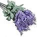 Broadfashion 1x 10 Heads Artificial Lavender Silk Flower Bouquets Wedding Home Party Decor (Light Purple)