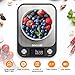 oneisall Food Scale, Multifunction Digital Kitchen Scale High Accuracy Electronic Food Weight with Large LCD Display, Stainless Steel Platform, Ultra Slim, Max. 11lb/5kg