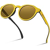 AEANU Polarized Sunglasses for Men & Women, Medium Face Fit (135mm), Light Tint Lens for Driving & Everyday Outdoor Wear