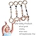 Baby Love Home 4pcs Wooden ring baby teether Activity Nursing Play Gym Silicone beads animal Pendant Rattles baby toys organic Non-toxic Environmental protection Sensory toys gift