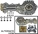 APDTY 853261 Window Lift Motor Pancake Type With Hardware & Bracket