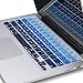 Kuzy - Blue Ombre Colors Keyboard Cover Silicone Skin for MacBook Pro 13