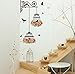 Plane Wall Sticker, Fheaven Waterproof Environmental Protection Birdcage Decorative Painting Bedroom Living room TV Wall Decoration Wall Stickers Mural 56X76cm