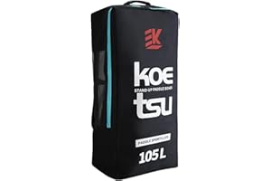 Lixada Inflatable Paddleboard Backpack 80L/105L/125L Large Capacity Tear-resistant for Paddleboard and Gears, Stand-up Board Backpack Durable Travel Backpack