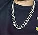 Mens Stainless Steel Silver Tone 7-40 inch 15MM Heavy Cuban Curb Link Chain Necklace Bracelet