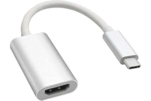 USB C to HDMI Adapter, Type C to HDMI Converter (Thunderbolt 3 Compatible) 4K@30Hz for MacBook Pro, Google Chromebook Pixel,D
