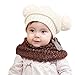 Tonsee Cute Baby Kids Girl Boy Dual Balls Warm Winter Knitted Cap Hat Beanie
