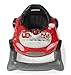Storkcraft Mini-Speedster Activity Walker Red Interactive Walker with Realistic Driving Experience, Adjustable Seat Pad, Folds for Easy Storage