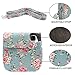 wogozan Mini Camera Case for Fujifilm Instax Mini 9 8 8+ Instant Film Camera Premium PU Leather with Shoulder Strap (Rose Blue)