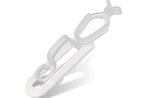 Ourtroness Christmas Light Gutter Clip Outdoor Shingle Clips 80 Pieces Holiday Hanger Hooks Compatible with C9 C7 C6 for Roof, Roof Ridge Line, Fence (Translucent)