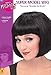 Rubies Women's Supermodel Costume Wig, Black, One Size