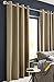 Sheffield Home, AMG and Enchante Accessories Window Treatment Mercury Glass Drapery Curtain Rod Set 36 to 66-Inch, R0852Y-D, Silver