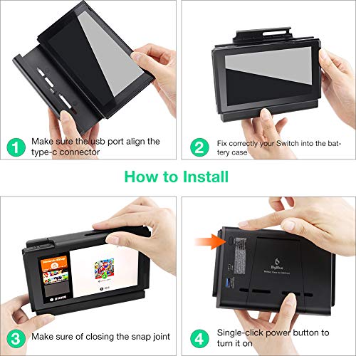 10000mAh Battery Charger for Switch, BigBlue [18W PD Fast Charge