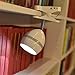 ANNAITE Cilp on Light, 360° Rotation Clip on Lamp Portable Book Reading Light,Clamp on Desk/Table/Bunk Bed/Cupboard Home Lighting,Battery Operated/Plug in/USB-Grey White