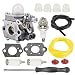 ATVATP 753-06190 WT-973 Carburetor for Troy Bilt TB22EC Carburetor TB80EC TB32EC YM21CS TB21EC TB2040XP TB22 String Trimmer Bolens BL110 BL160 BL160 Cub Cadet BC210 BC280 CC212 Tiller