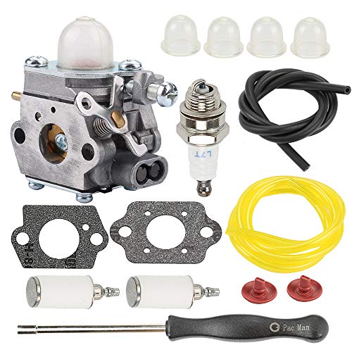 ATVATP 753-06190 WT-973 Carburetor for Troy Bilt TB22EC Carburetor TB80EC TB32EC YM21CS TB21EC TB2040XP TB22 String Trimmer Bolens BL110 BL160 BL160 Cub Cadet BC210 BC280 CC212 Tiller