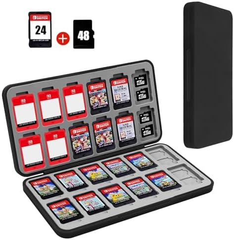 Amazon.com: JINGDU 24-Slot Switch Game Card Case Compatible with