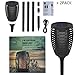 FOXLUX Solar Lights - Torch Lights & Table Lantern & Hanging Lights 3 in 1, Light Sensor Outdoor Lighting, Waterproof Flame Lights, Solar Powered & USB Charging Security Lights for Pathway (2 Pack)