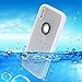 Lontect Compatible iPhone Xs Waterproof Case Slim Thin Light Dirt/Dust Proof Snowproof Shockproof Case Full Body Underwater Protective Cover for Apple iPhone Xs/iPhone X 5.8