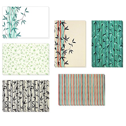 Blank Greeting Cards, 4x6 Blank Note Cards, Blank Greeting Cards Assortment Bulk, Blank Note Cards with Envelopes, All Occasion Blank Greeting Cards, Blank Bamboo Note Cards - 4 x 6 Inches, 36 Pack