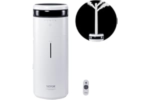 VEVOR Humidifier for Home Large Room, Commercial Humidifier for Whole House 1291.7 sq ft, 16L Water Tank & Night Light & 12h 
