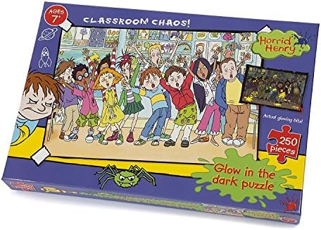 Horrid Henry Glow In the Dark Puzzle Ages 7+ Classroom Chaos