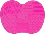 Lmyzcbzl Silicone Makeup Brush Cleaning Mat Portable Rose Pad