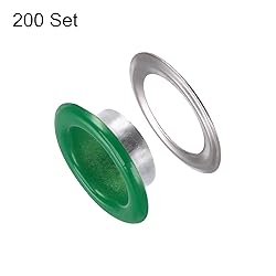 HARFINGTON 200 Set Color Round Grommets 10mm