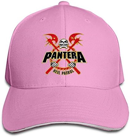 Sunny Fish6hh Unisex Adjustable Pantera Logo Baseball Caps Hat One Size Pink