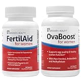 FertilAid for Women and Ovaboost Combo 1 Month Supply