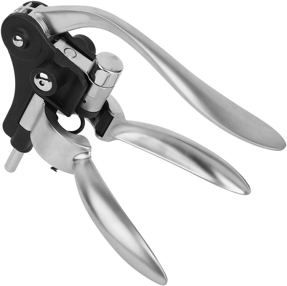 Wine Corkscrew Zinc Alloy Red Wine Opener Rotating Corkscrew Manual Bottle Opener with Cute Bunny Ears Shaped Handle - Image 4