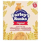 THREE PACKS of Heinz Farley's Original Rusks x 18 (=300g)