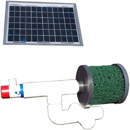 Natural Current Savior Bottom Feeder Pond Solar Pump and Filter System, 20-watt