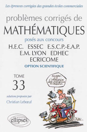 Problèmes corrigés de mathématiques