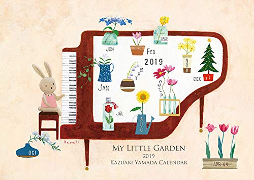 JAPAN IMPORT :: MY LITTLE GARDEN Yamada k. Calendar 2019 calendar CL-0471 by 