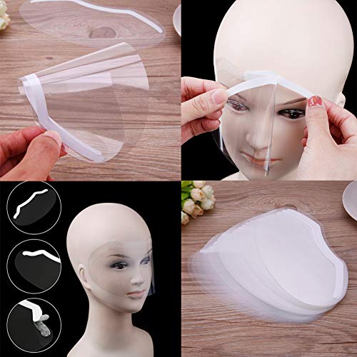 100 PCS Microblading Permanent Makeup Shower Face Shields Visors
