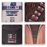 Vandor 99385 Star Wars 4 Piece Ceramic Coaster