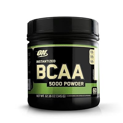 Optimum Nutrition Instantized BCAA Powder, Unflavored, Keto Friendly Branched Chain Essential Amino Acids Powder, 5000mg, 60 Servings (Packaging May Vary)