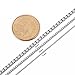 KissYan Stainless Steel 1mm to 3mm Box Chain Necklace For Unisex Adult 16 to 30 Inch Option