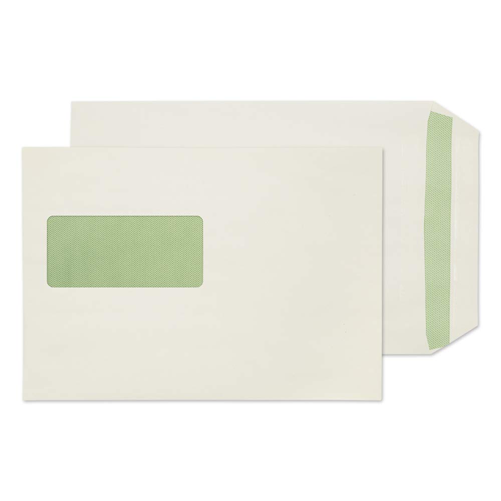 Blake Environmental - 100% Recycled Envelopes C5 (229 x 162mm) - Pack of 500 - Premium Thickness 90GSM - Self Seal - Natural White Envelopes - FSC Certified - Stationery & Business Supplies (RE3831)