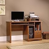 Sauder Camden County Computer Desk, Planked Cherry Finish (Kitchen)