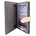 Cellular360 Classic Hand Grip/Stand Case for Apple iPad Mini 3 iPad Mini 2 (Retina iPad Mini) and iPad Mini - with Credit Card Slot & Two Free Stylus (Classic Hand Grip Stand Case - Brown LV Check)