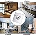 TISHOT Adhesive Hooks, Rope Towel Hanger with Stainless Steel Super Powerful Stick On Hooks for Home, Kitchen, Bathroom, Heavy Duty Wall Mount Coat Hanging Rack - (4 Pack)