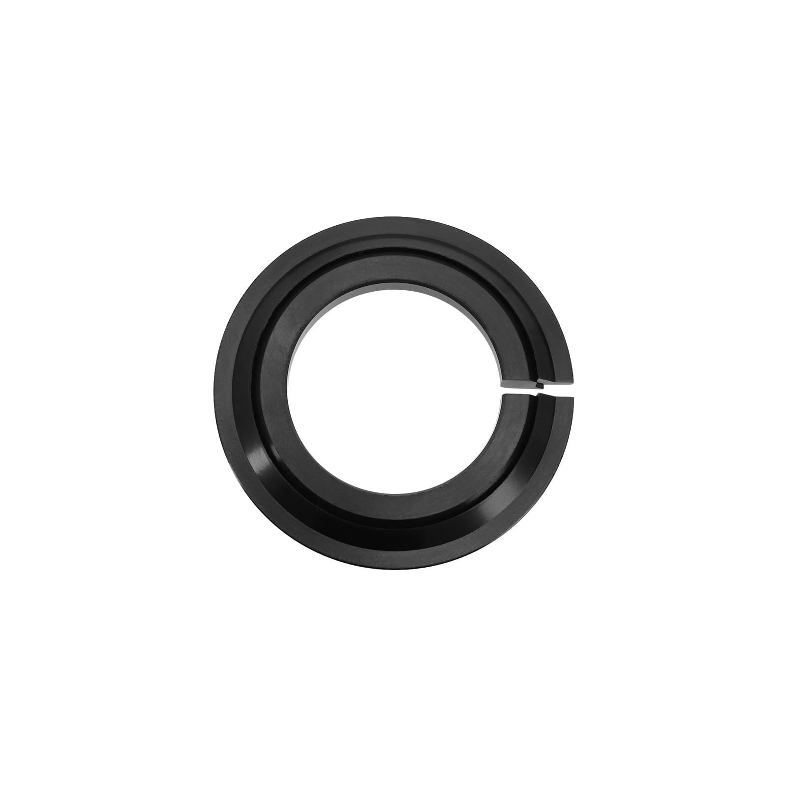 ECSiNG 1 Set Bicycle Front Fork Adapter Tapered Steer Ring Steer Tube Bike Front Fork Open Bottom Gear Conversion Ring for 52 55 56mm Bearing Lower Headset